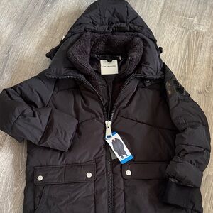 Calvin Klein Charcoal Black Quilted Jacket